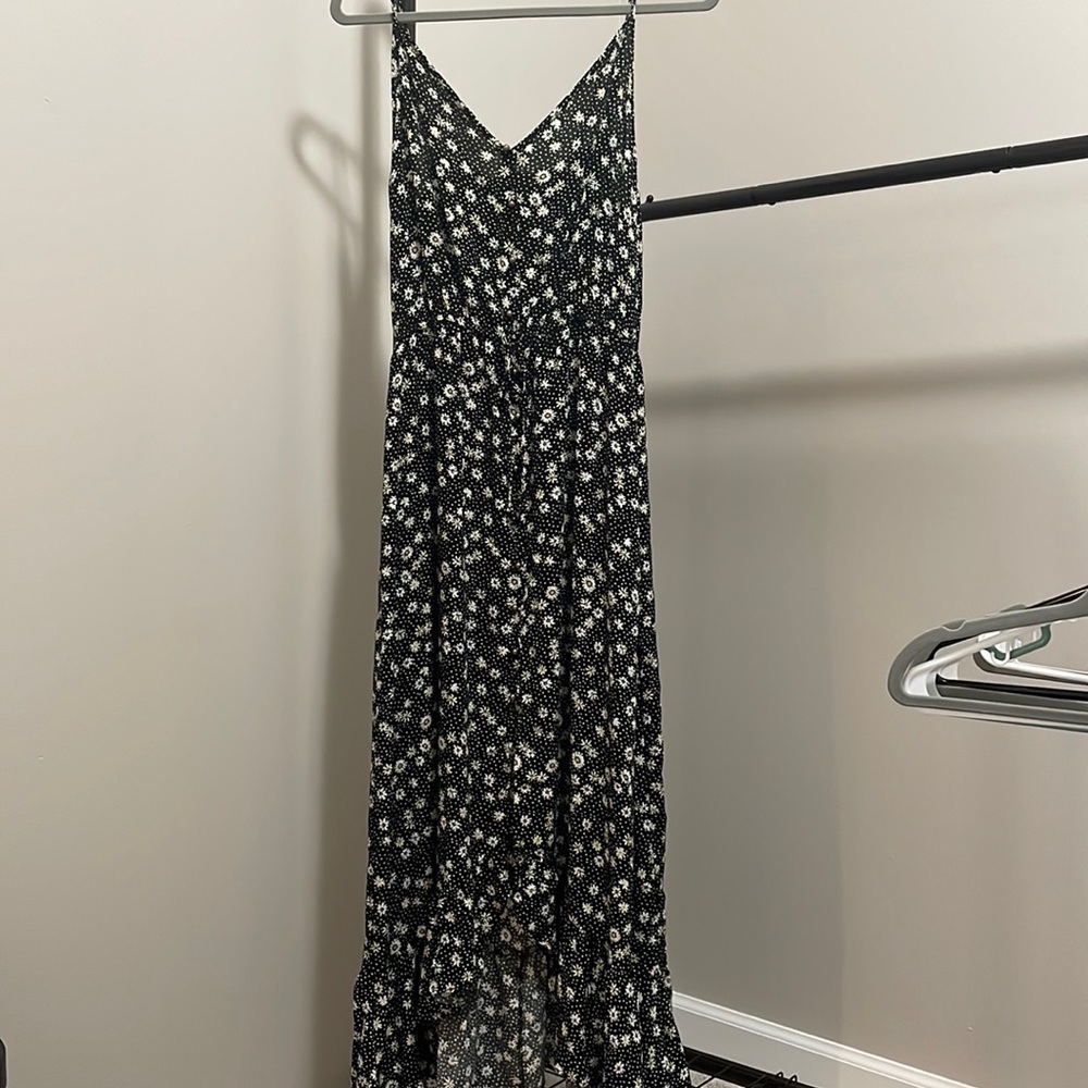 Floral print maxi dress
